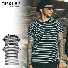 CRIMIE BORDER POCKET T-SHIRT CR01-02L1-CS05画像