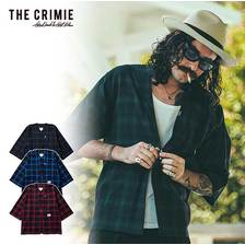 CRIMIE OMBRE CHECK JINBEI SHIRT CR01-02L1-SH03画像