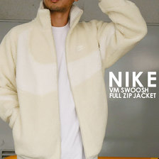 NIKE VM SWOOSH FULL ZIP JACKET LIGHT BONE/SAIL BQ6546-070画像