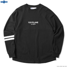 TOYPLANE L/S FOOTBALL WIZE TEE (BLACK) TP19-FCS02画像