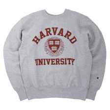 Champion REVERSE WEAVE CREW NECK SWEAT SHIRT Harvard University MADE IN USA C5-Q003-070画像