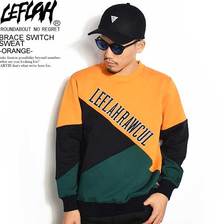 LEFLAH BRACE SWITCH SWEAT -ORANGE- LEFSW04-1909AWO画像