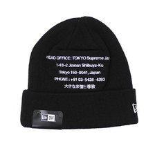 Supreme 19FW New Era HQ Beanie BLACK画像
