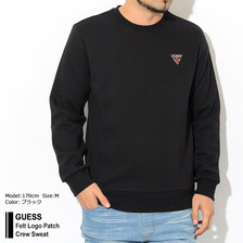 GUESS Felt Logo Patch Crew Sweat MJ3K8456K画像