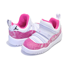 NIKE JORDAN 11 RETRO LITTLE FLEX TD white/watermelon-black BQ7104-106画像