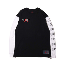 NIKE M J LGC AJ11 CLRBLK LS TEE BLACK CU1072-010画像