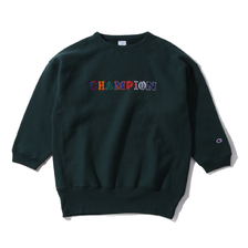 Champion RW CREWNECK SWEATSHIRT DARK GREEN CW-Q009-570画像
