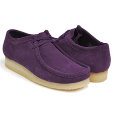 Clarks WALLABEE DEEP PURPLE SUEDE 26144248画像