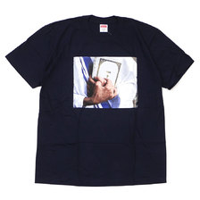 Supreme 19FW Bible Tee NAVY画像