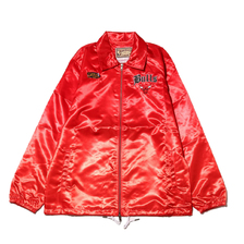 Mitchell & Ness Old English Satin Jacket CHI.Bulls RED STJKEF18018-CBU画像