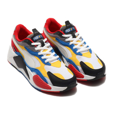 PUMA RS-X3 PUZZLE PUMA WHITE/SPCTRA YELLOW/PUMA BLACK 371570-04画像