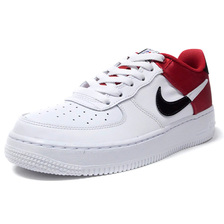NIKE AIR FORCE 1 '07 LV8 1 GS UNIVERCITY RED/WHITE/BLACK/WHITE CK0502-600画像