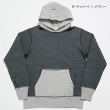 BARNS COZUN UNION SPECIAL 2TONE COLOR SWEAT PARKA BR-8100画像
