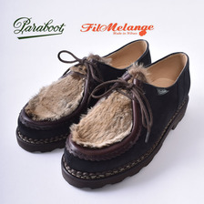 FilMelange &times; paraboot MORZINE LAPIN MARCHE 2 FM-NUB NOIR 190382画像