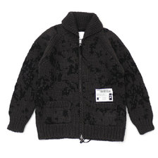 NEIGHBORHOOD 19AW COWICHAN SC/AW-KNIT.LS CHARCOAL 192FUNH-KNM02画像