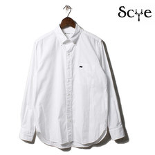 SCYE BASICS FINX COTTON OXFORD BD COLLAR SHIRT 5120-31500画像