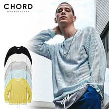 CHORD NUMBER EIGHT MESH LONG SLEEVE CUTSEW CH01-02L1-CL02画像