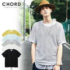 CHORD NUMBER EIGHT MESH SHORT SLEEVE CUTSEW CH01-02L1-CS02画像