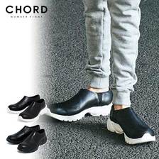CHORD NUMBER EIGHT LEATHER SLIP ON SNEAKER CH01-02L1-FW04画像
