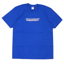 Supreme 19FW Inc. Tee ROYAL画像