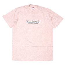 Supreme 19FW Inc. Tee HEATHER LIGHT PINK画像