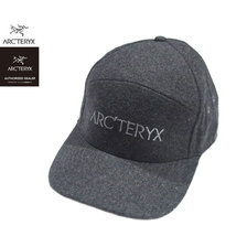 ARC'TERYX 7 PANEL WOOL BALL CAP grey heather画像