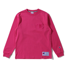 Champion LONG SLEEVE T-SHIRT PINK C3-L422-927画像