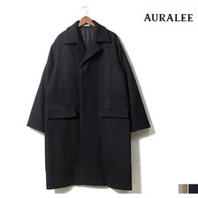 取り扱い/価格比較:AURALEE WOOL SILK MELTON SOUTIEN COLLAR COAT