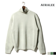 AURALEE SUPER FINE WOOL RIB KNIT TURTLE NECK P/O 2019FW A9AP02RK画像