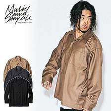 MSML OPEN COLLAR LONG SLEEVE SHIRT M201-02L1-SL01画像