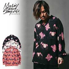 MSML ANGEL OPEN COLLAR LONG SLEEVE SHIRT M301-02L1-SL01画像