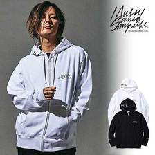 MSML CURSIVE ZIP HOODIE M001-02L1-CL55画像