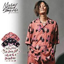 MSML ANGEL OPEN COLLAR SHORT SLEEVE SHIRT M301-02L1-SS01画像