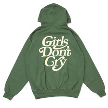 Girls Don't Cry LOGO HOODY GREEN画像