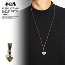 GLAD HAND BUTTON CHARM HEART -SMALL-画像