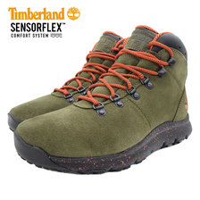 Timberland WORLD HIKER Mid Boot Dark Green Suede A216K画像