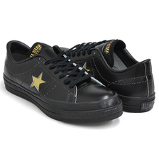 CONVERSE ONE STAR J BLACK / GOLD 35200060画像