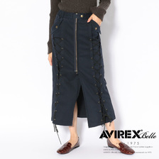 AVIREX LACE UP STRETCH SKIRT 6296074画像