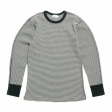 BURGUS PLUS L/S Waffle Tee Border HBP-015画像