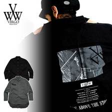 VIRGO LAYERED BIG MILITARY SYIRTS VG-SH-219画像