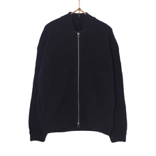 crepuscule rib stitch zip cardigan 1903-011画像