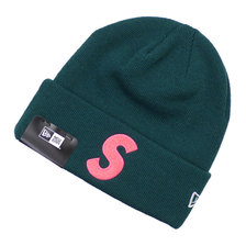 Supreme 19FW New Era S Logo Beanie GREEN画像
