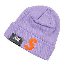 Supreme 19FW New Era S Logo Beanie LIGHT VIOLET画像