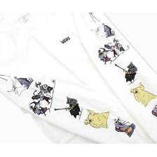 VANS &times; The Nightmare Before Christmas Characters L/S Tee VN0A49T5WHT画像