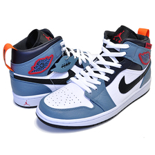 NIKE AIR JORDAN 1 MID SE FACETASM FEARLESS white/black-celestial teal CU2802-100画像