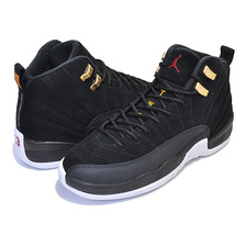 NIKE AIR JORDAN 12 RETRO (GS) REVERSE TAXI black/black-white-taxi 153265-017画像
