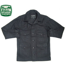 FILSON MACKINAW WOOL CRUISER JACKET charcoal 10043画像