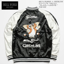 SKULL WORKS &times; GREMLINS スカジャン "グレムリンハットギズモ" FGR-01E画像