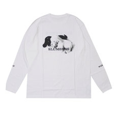 POP BY JUN &times; Fragment Design SLUMBERS LONG SLEEVE TEE WHITE画像