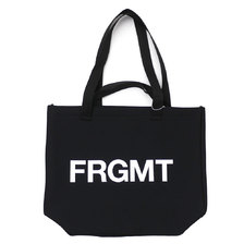 POP BY JUN &times; Fragment Design FRGMT TOTE BAG BLACK画像
